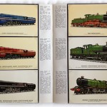 1970s steam train card collection