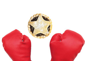 Mince pies and boxing gloves