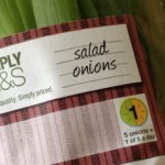 Spring onions or salad onions?